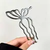 Grampo de Cabelo Vintage para Mulheres, Grampo de Cabelo Metálico de Alta Qualidade em Forma de U com Peônia, Grampo Sofisticado de Nicho, Acessório de Cabelo Estilo Antigo Venda por Atacado