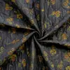 Estilo Pastoral Estampado Pequeño Floral Ola Acolchado Teñido en Hilo Tela Chaleco Chaqueta Falda Retro Jacquard