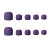 NailNinaJ-80 morado oscuro esmerilado uña postiza para pie para usar parche para uña pieza acabada uña postiza parche para pie