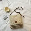 Bolso de Paja de Gran Capacidad para Mujer 2026 Nuevo Estilo Casual Versión Coreana Bolso Tote Cruzado Diario Bolso de Hombro de Moda