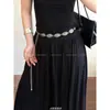 Estilo Bohemio Étnico Cadena de Cintura de Mariposa Turquesa Diseño de Nicho para Mujer Cinturón Decorativo de Gama Alta con Falda