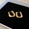 Brincos de metal exagerados estilo europeu e americano design de agulha de prata personalidade moda novos brincos de alto senso joias femininas fabricantes