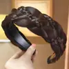Pasador Trenzado con Dientes, Pinza para el Cabello Antideslizante, Diadema con Agujero para el Cabello, Accesorios para el Cabello, Accesorios para el Cabello Corto Coreano, Peluca para Mujer, Esponjoso