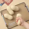 Nuevo Juguete de Simulación de Comida Realista Transfronterizo, Cacahuete para Apretar, Juguete Lindo Elástico para Aliviar el Estrés, Gadget de Descompresión, Venta al por Mayor