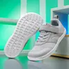 Zapatos Anchos Nuevos Modelos Transfronterizos para Niños, Zapatos de Punta Ancha tipo Barefoot, Antideslizantes Transpirables para Exteriores, Casuales Deportivos, Zapatos para Danza y Fitness