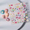 Pegatinas para Uñas de Cachorros Lindos Directo de Fábrica Pegatinas para Uñas de Pastel con Globo 3D en Relieve Más Ligero