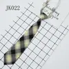 Gravata JK Xadrez Sem Laço Estilo Japonês Uniforme Escolar Estilo Preppy Gravata Preguiçosa Gravata Pequena