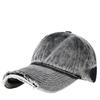 2026 Nueva Gorra de Béisbol de Mezclilla Vintage Desgastada Sombrero de Moda Otoño e Invierno con Ala Rota, Gorra de Béisbol Versátil de Moda Única