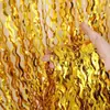 Cortina de Tinsel Colorida Curva 2m para Porta de Festa de Natal Ano Novo Aniversário Imagem Principal Cortina Decorativa de Porta