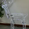 Veado de Natal Luz Tubo Arco-Íris Formato de Cabeça Mostrado Veado 90CM Luzes de Natal Veado em Formato de Luz Decoração de Feriado