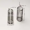 F8-8-0.4-1.2u placa de circuito impresso botão interruptor de agulha dupla reta mola de compressão aço carbono niquelado estanho