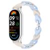 Para Mi Band 9 Pulseira de Silicone Pulseira Mi 8 Pulseira Oca Cor Starlight Pulseira de Substituição de Relógio Universal