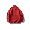 Ropa para Hombre North Boundary Marca de Moda Americana Otoño 2025 Nuevo Suéter de Cuello Alto con Media Cremallera Suéter Pulóver de Color Sólido para Hombre