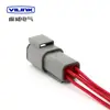 Conector de coche Dechi de 2/3/4/6/8/12 pines serie DTM arnés de cableado conector impermeable enchufe macho y hembra