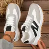 Zapatos Casuales de Papá de Suela Gruesa, Novedad Primavera 2026, Zapatos Forrest Gump de Superficie de Cuero de Comercio Exterior, Zapatos Deportivos, Zapatos para Mujer de Cintura Delgada
