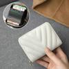 Nova Bolsa de Cartões Organizadora Multi-Cartões Simples Feminina de Alto Valor Popular na Internet Pequena Porta-Cartões de Luxo Carteira de Moedas Uma