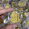 Pegatinas para Teléfono de Oro Puro 999, Pegatinas Doradas que Atraen la Riqueza, Princesa, Por Favor Hazte Rica, Buena Suerte con Prosperidad Continua, Láminas de Oro, Regalos Promocionales al por Mayor