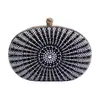 Bolso de Perlas de Alta Gama para Vestir de Noche, Bolso de Mano de Nicho para Mujer, Clutch Elegante Redondo para Qipao, Bolso de Mano para Vestido Estilo Socialité