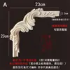 Talla en Madera Dongyang Aplique de Madera Maciza Adorno de Esquina para Puerta de Gabinete Fondo de Pared con Patrón Floral Estilo Europeo Pieza de Flor de Madera Decoración Diagonal En Stock Boda