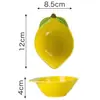 Tigela e Prato de Limão Desenho Animado Cerâmica Louça Fofa Infantil Doméstica Tigela e Prato de Frutas Tigela e Prato de Lanche Personalizados Prato de Frutas