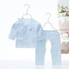 Roupa Íntima para Recém-Nascido Algodão Quatro Estações Traje Simples Roupa de Bebê Conjunto Dividido de Duas Peças Meninos e Meninas Roupas Infantis