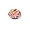 Taladro redondo de resina de 8 mm gypsophila taladro de fondo plano racimo de cristal de mineral cóncavo-convexo accesorios de joyería al por mayor exclusivo transfronterizo
