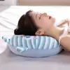 Almofada de Memória de Seda Gelada de Verão Almofada Barriga de Gato Dopamina Almofada de Espuma de Memória Infantil Almofada para Cochilo de Estudante