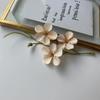 Flor Artificial Três Flores Flor Estrela Flor Cabeça Flor Artificial Cabeça de Flor Flor Ervilha Chapéu de Palha Flor de Seda Decorativa Margaridinha Grampo de Cabelo Flor diy