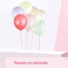 Balões Série Macaron Colorida Amazon Transfronteiriços 10 polegadas 12 polegadas Látex Decorações de Aniversário Balões de Látex Dopamina