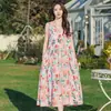 Vestido de algodão e seda colorido para mulheres, novo vestido regata sem mangas de alta qualidade para o verão de 2026, vestido de praia casual moderno e estiloso