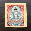 Núcleo de Thangka con Ocho Deidades Guardianas Pintadas a Mano de Nepal Xizang
