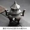 Horno de Alquimia Taishang Laojun Plato Bagua Zen Tai Chi Quemador de Incienso Aroma a Incienso para el Hogar Interior Quemador de Incienso de Cerámica Adorno Creativo