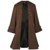 Abrigo Largo Vintage para Hombre de Halloween Estilo Corte Medieval Disfraz de Pirata Abrigo de Vampiro Atuendo para Performance COS