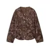 Comercio Exterior 2025 Otoño Nuevo Estilo Europeo y Americano Moda Femenina Casual Suelta Chaqueta de Botones Sencillos Chaqueta 8458801