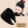 Nueva Banda Ancha para el Cabello que Cubre el Cabello Blanco Artefacto de Sentido Avanzado Diadema Moda Clip de Cabello Rojo de Internet Horquilla para el Cabello Cueva Transpirable Sombrero