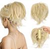 Peruca Europeia e Americana Transfronteiriça Rabo de Cavalo Presilha Cabelo Cacheado Rabo de Cavalo Curto Anel de Cabelo Ajustável Rabo de Cavalo de Peruca Fofo