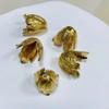 DIY Cobre Fundido Latão Flor de Cobre Embirão Chapéu de Flor Cobertura de Flor Sino Estilo Nacional Antigo Pingente de Franja Roupa