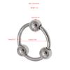 Anillo CB divertido de acero inoxidable para prepucio de pene Yin ayuda amor orgasmo femenino salir a usar herramientas sexuales juguete para adultos masculino