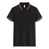 Venta Directa de Fábrica Camisa Polo de Trabajo Camiseta con Logo Personalizado Suave y Cómoda Solapa Manga Corta Código Transfronterizo Asia y Europa Verano