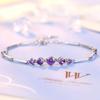 Zhen Rong Jane amor circón plata 925 joyería pulsera femenina joyería coreana simple joyería para estudiantes una generación de cabello