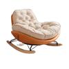 Mecedora sencilla y moderna con diseño de panal, reclinable, sofá individual para sala de estar, balcón, silla de ocio para adultos