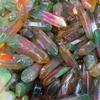 Tira de cristal natural galvanizado Pilar pequeño de cristal galvanizado Tira pequeña varios colores disponibles