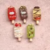 Juguete de Helado de Nuez de Dibujos Animados Accesorios de Joyería DIY Creativos Hechos a Mano Pegamento de Crema Resina Accesorios Pequeños Material para Pasadores