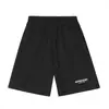 Representar Logo Básico Letra Manga Corta Pantalones Cortos Ropa de Verano Atuendo de Pareja Talla Grande Camiseta Holgada Niebla
