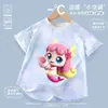 Traje Deportivo Lindo para Niñas Verano 2026 Nuevo Ropa de Secado Rápido Camiseta de Manga Corta de Seda de Hielo Pantalones Cortos para Niños Ropa de Casa a