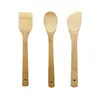 30 Espátulas Quadradas de Bambu, Espátulas de Cozinha, Utensílios de Cozinha Biodegradáveis de Bambu, Utensílios de Cozinha FDA Conjunto de Seis Peças