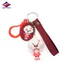 Long Zhiyu 15 Años Goma Blanda de PVC Lindo Regalo Infantil Llavero de Dibujos Animados Colgante Pequeño Personalizado Proveedor de Alta Calidad