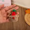 Pingente de Decoração de Natal Boneca Pequena Pelúcia Fofa Árvore de Natal Bolsa do Papai Noel Pingente Pequeno Presente de Natal