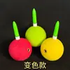 Pesca Nocturna Luoyang Bola Señuelo Pesca Boya Bola Flotante Electrónica Automática Buscador de Fondo Bola Luminosa Eva Cambia de Color Flotador Luoyang