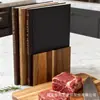 Juego de Tabla de Cortar con Forma de Libro de Madera de Acacia para Cocina para Uso Doméstico, Tabla de Alimentos Doble Cara de Madera Creativa